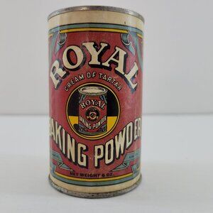 Vintage Royal Baking Powder Paper Label 6 oz Can Advertising New York
